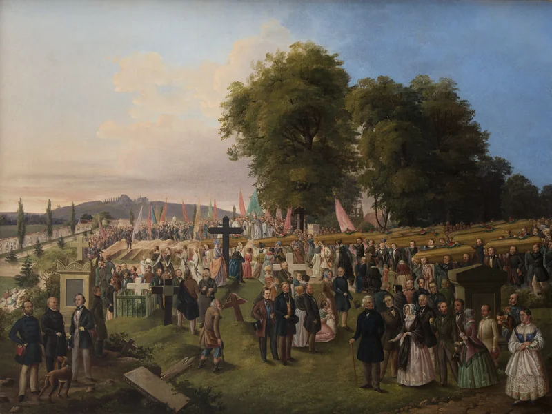 1816-Józef Zajączkowski - Funeral of the Victims of the Year 1848